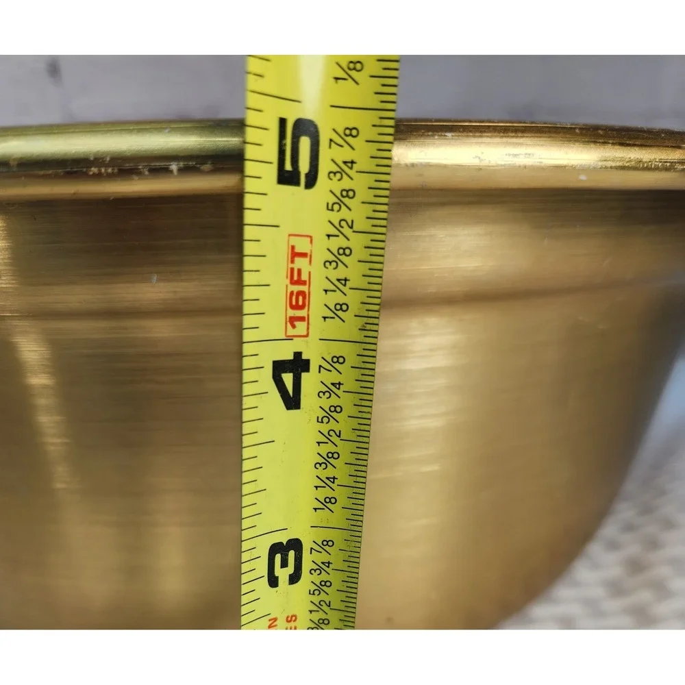 Sunhak Korean Stainless Steel Gold Mixing Serving Bowls (3) High Quality